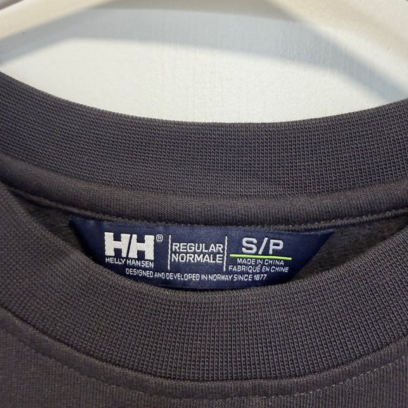 Helly Hansen Dark Grey Sweatshirt Crew Neck - Picture 2 of 2